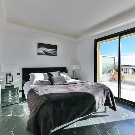 Апартаменты L'horizon Avec Somptueuse Terrasse Vue Канны